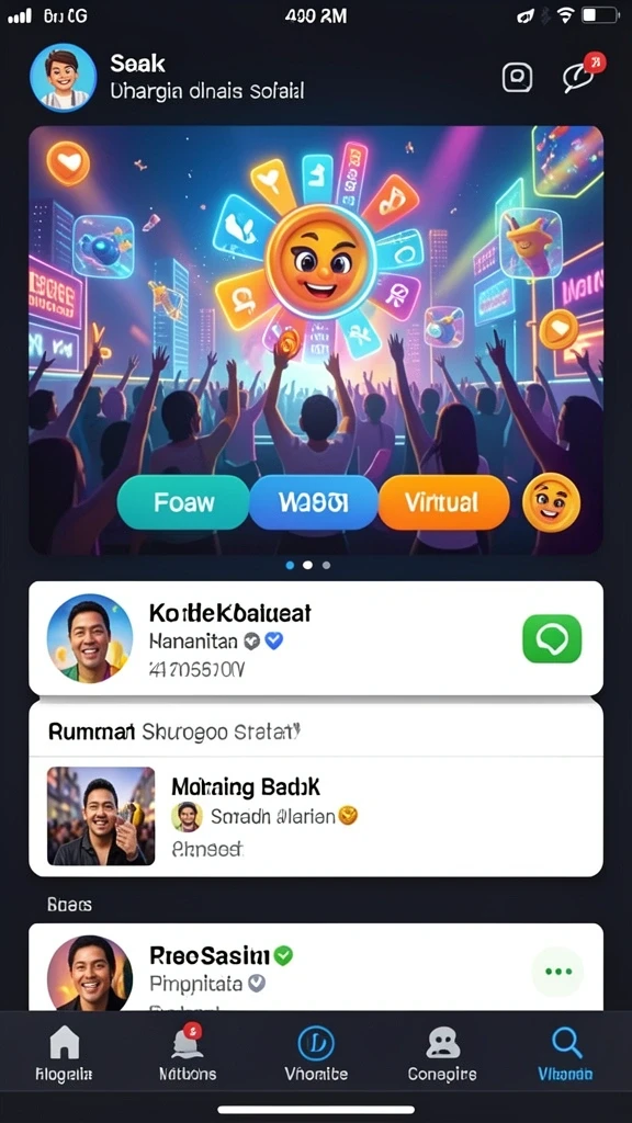 Beragam karakter yang dapat dipilih dan disesuaikan.