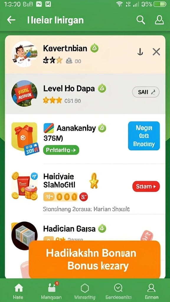 Tampilan antarmuka yang menarik dan mudah digunakan.