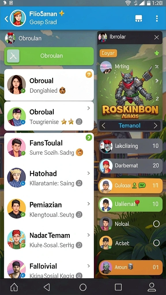Tampilan antarmuka yang menarik dan mudah digunakan.