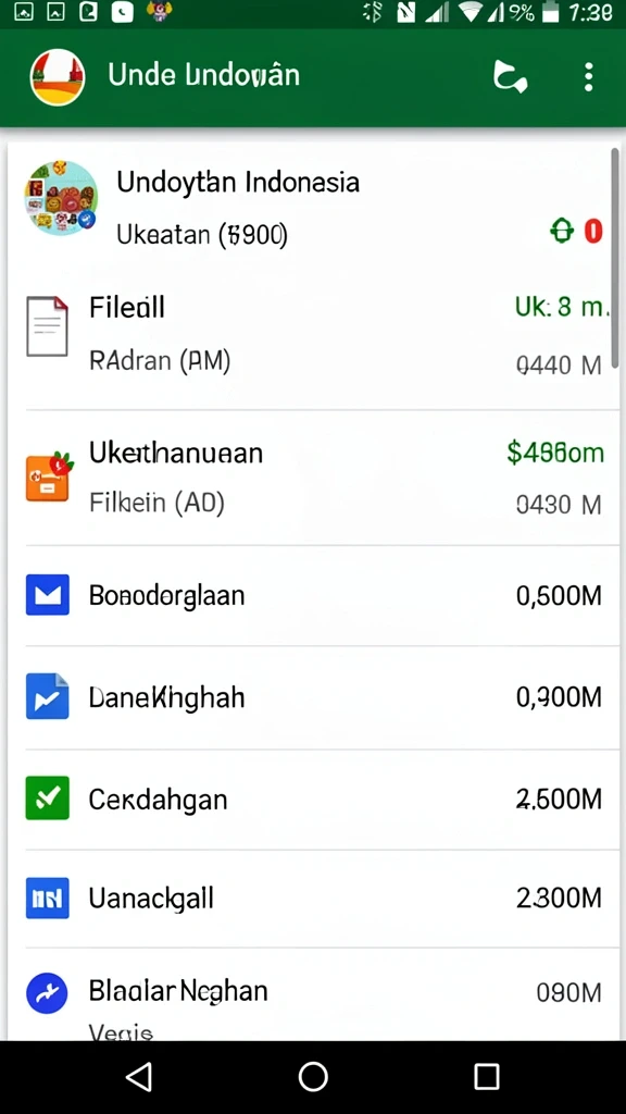 Tampilan antarmuka yang modern dan ramah pengguna.