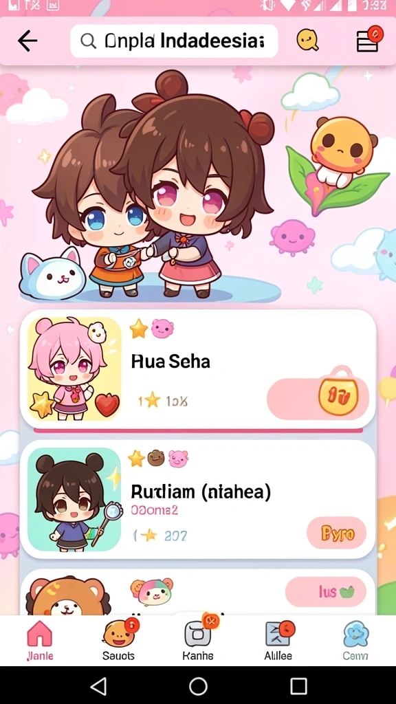 Gameplay yang seru dengan berbagai tantangan di dalamnya.