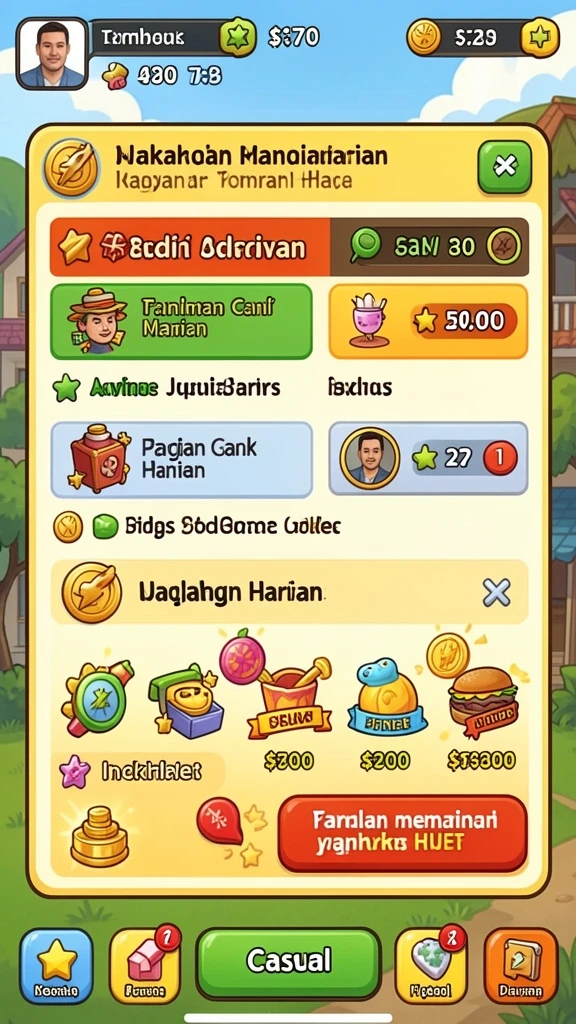 Antarmuka pengguna yang sederhana dan menarik.