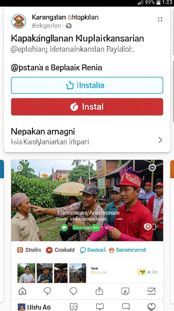 Fitur interaksi sosial yang menyenangkan.