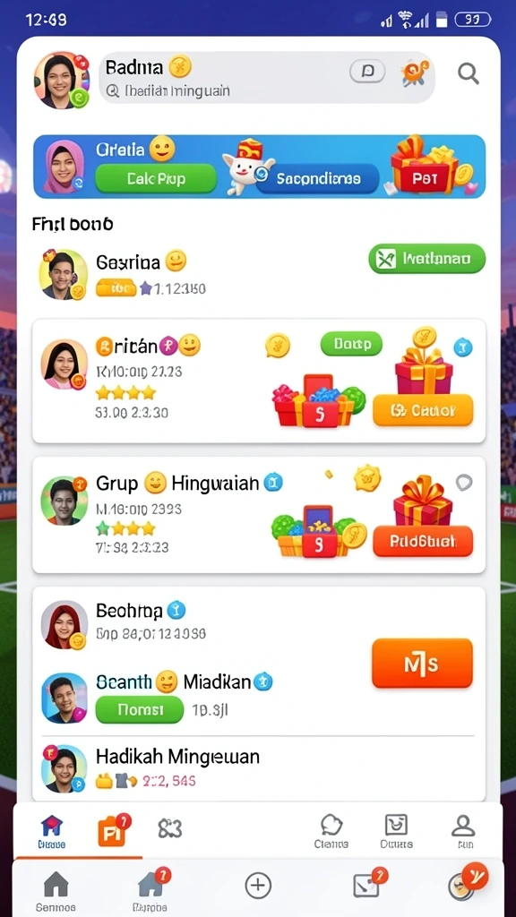 Tampilan antarmuka yang user-friendly dan menarik.