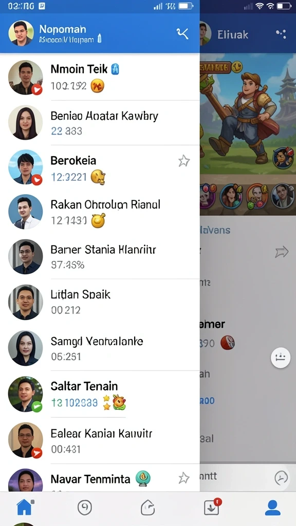 Ruang multiplayer yang mendebarkan dan interaktif.