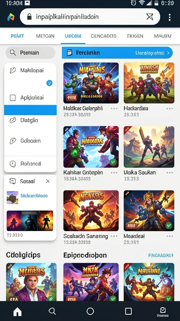 Tampilan utama game DOMTOTO yang menarik dan user-friendly.