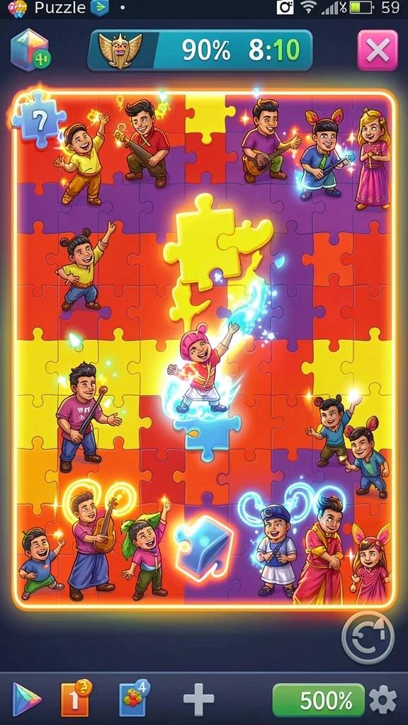 Fitur permainan sosial yang mengasyikkan.