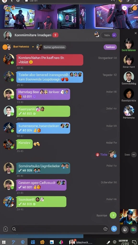 Fitur berbagi hadiah dengan teman.