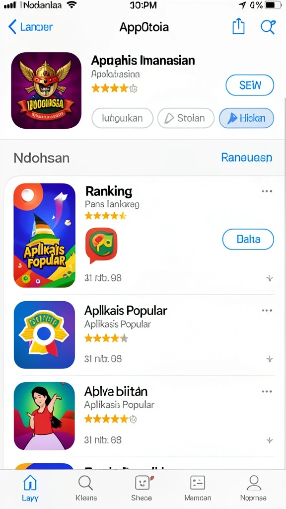 Fitur interaksi sosial yang mengasyikkan.