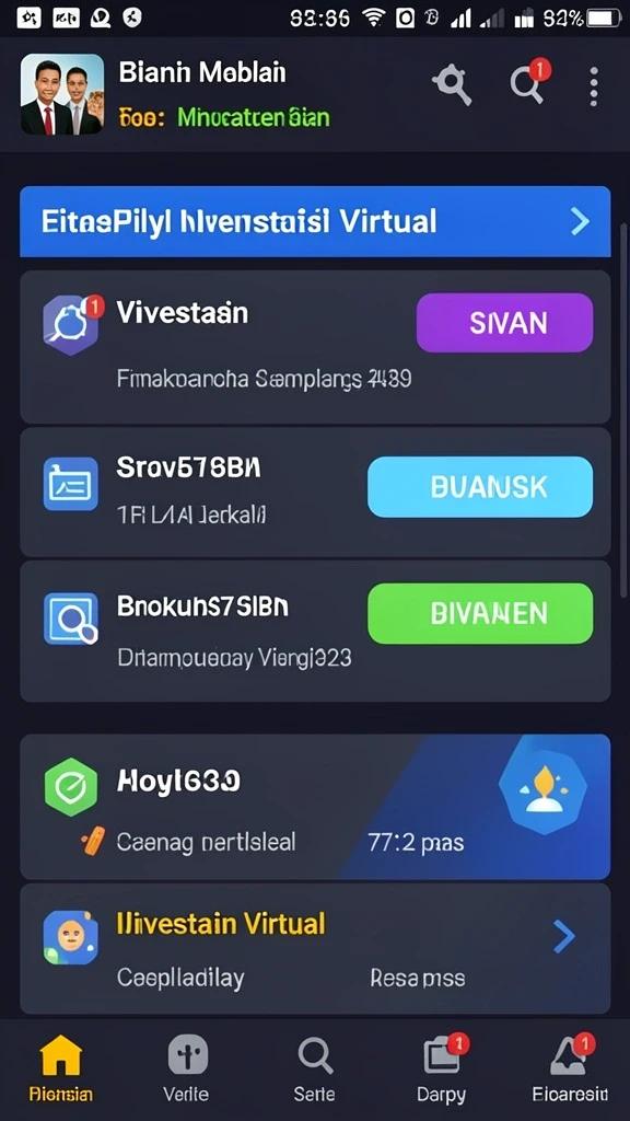 Berbagai mode permainan yang menantang dan seru.