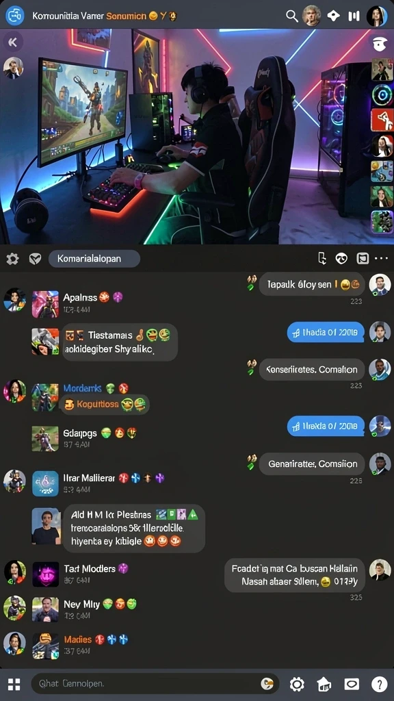 Screenshot menunjukkan karakter utama dalam aksi menarik.