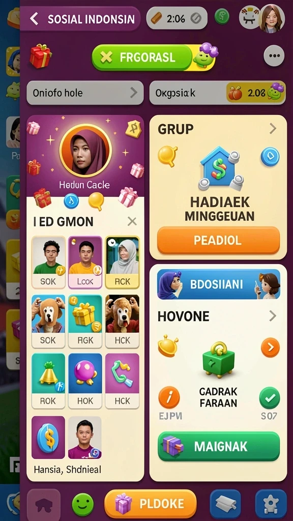 Grafik menawan dengan efek visual yang halus.
