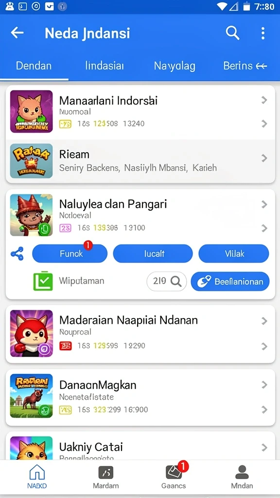 Fitur turnamen memberikan pengalaman bermain yang lebih seru.