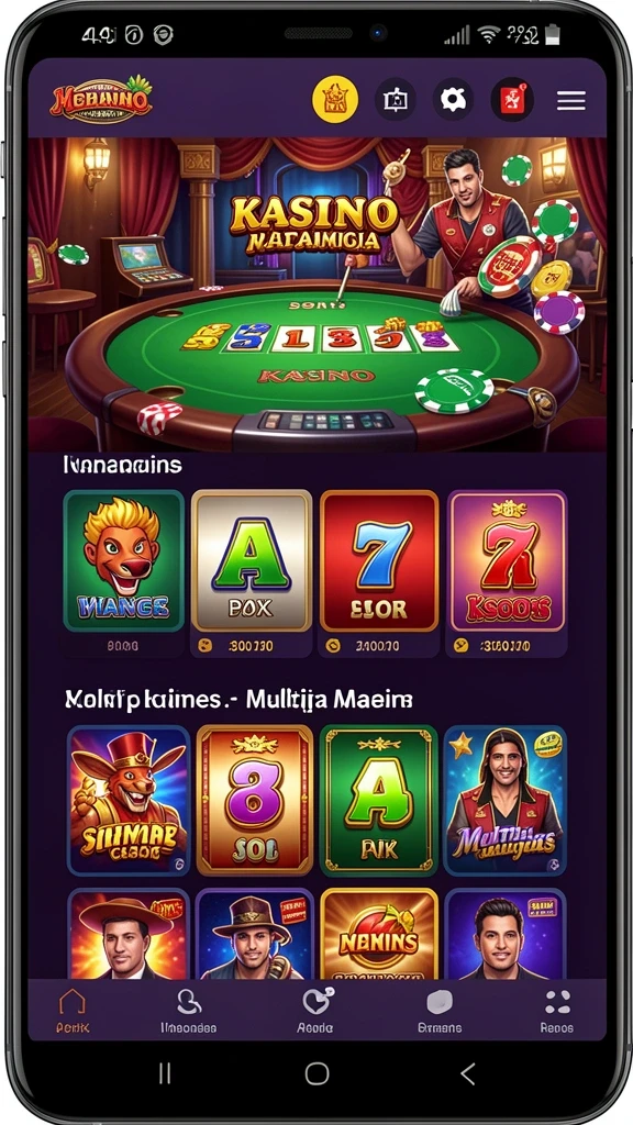 Tampilan permainan slot yang menarik dan penuh warna.