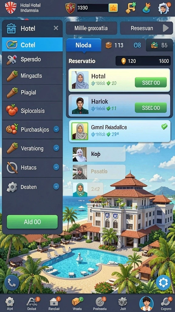 Screenshot menunjukkan interaksi multiplayer yang seru.