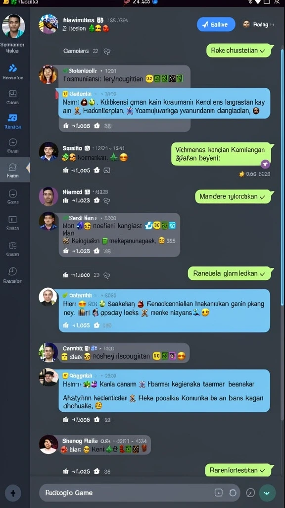 Tampilan antarmuka yang bersih dan menarik.
