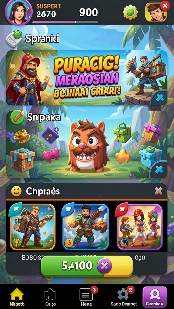 Sistem reward yang memberikan imbalan menarik bagi pemain.