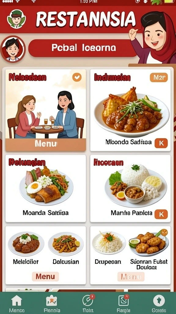 Tampilan antarmuka yang menarik dan mudah dipahami.