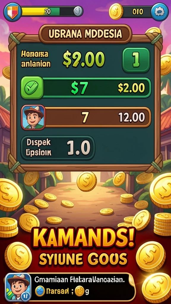 Fitur bonus yang seru dengan putaran gratis.