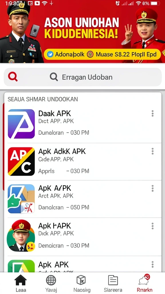 Berbagai pilihan permainan yang seru dan menantang.
