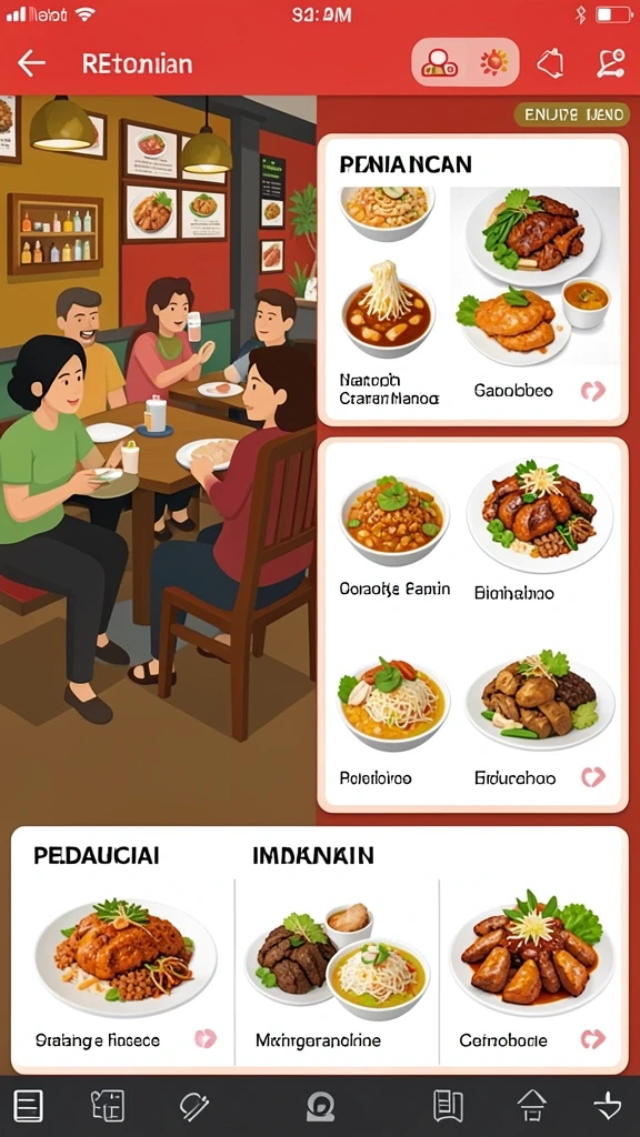 Tampilan antarmuka yang user-friendly dan menarik.
