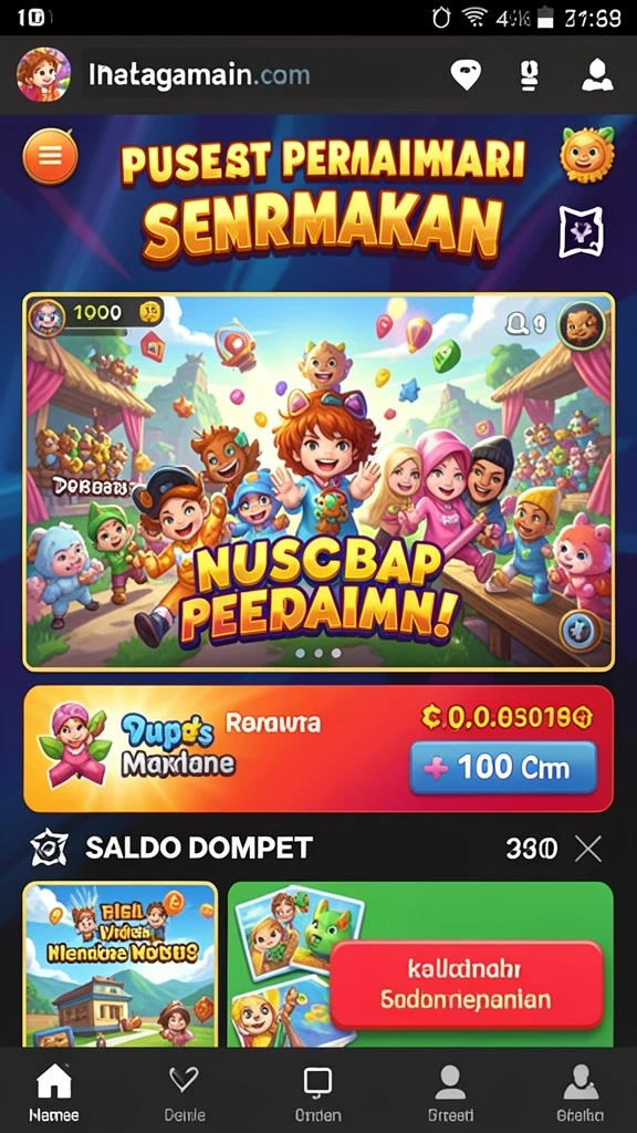 Tampilan grafis yang memukau dan penuh warna.