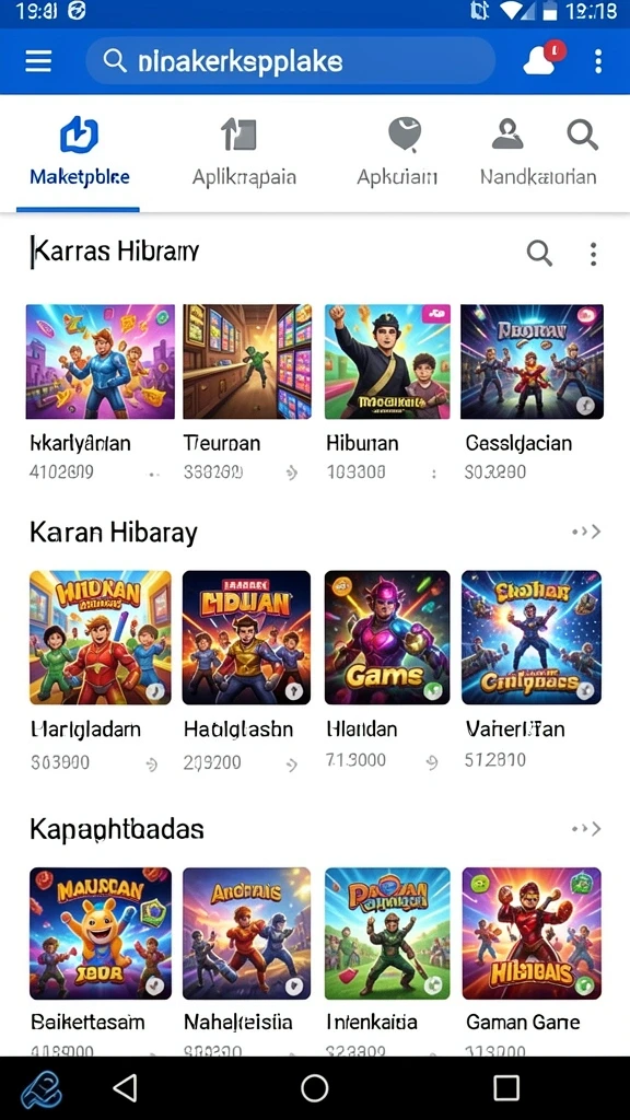 Beragam karakter yang bisa dipilih oleh pemain.