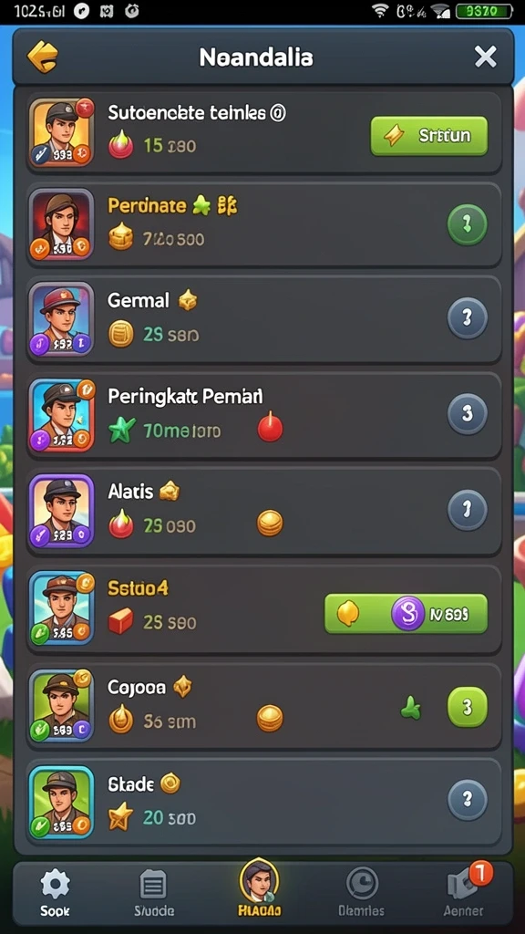 Tangkapan layar ini menunjukkan mode multiplayer yang seru dan interaktif.