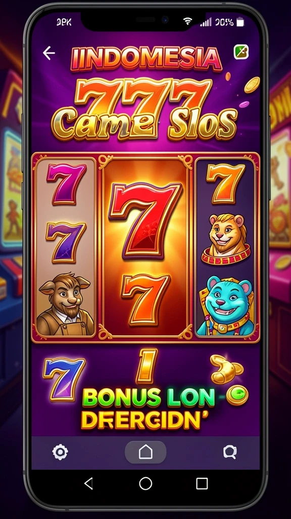 Screenshot dari level pertama yang penuh tantangan.
