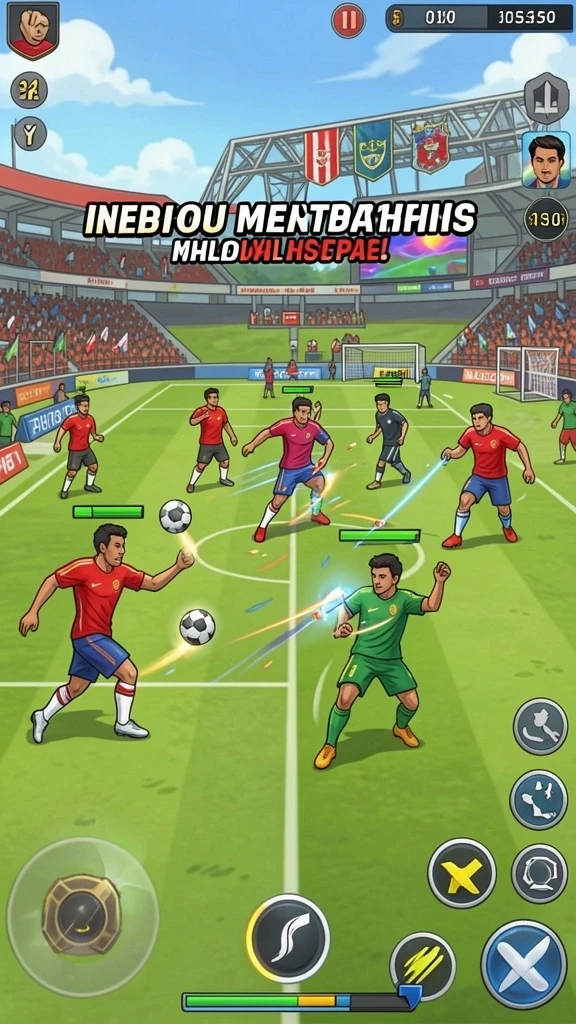 Antarmuka pengguna MPO555 yang menarik.