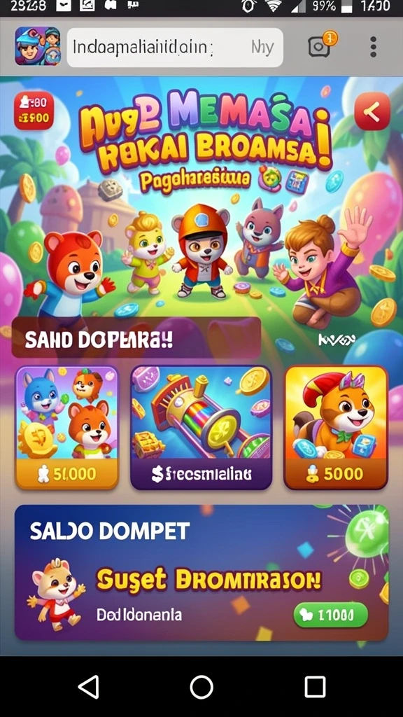 Fitur sosial untuk berinteraksi dengan pemain lain.
