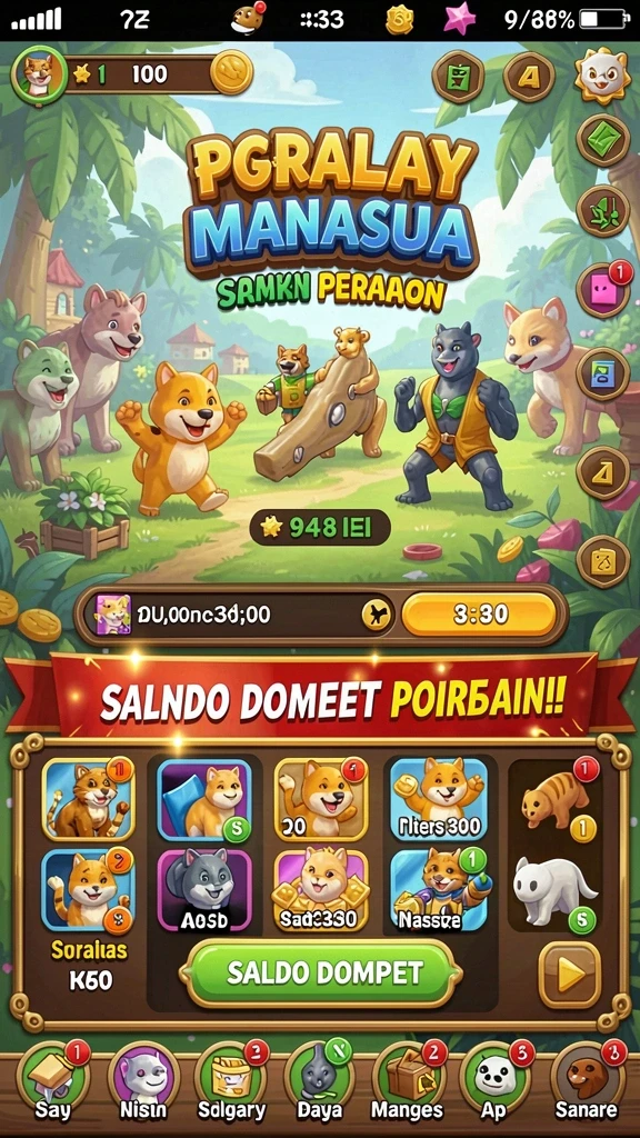 Pengalaman bermain yang seru dan adiktif.
