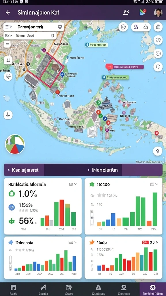 Setting level yang menantang dan mendebarkan.