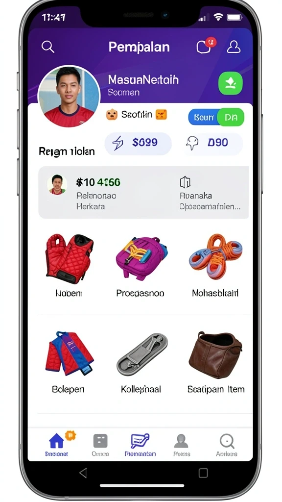 Tampilan awal aplikasi PULAU88 yang menarik.