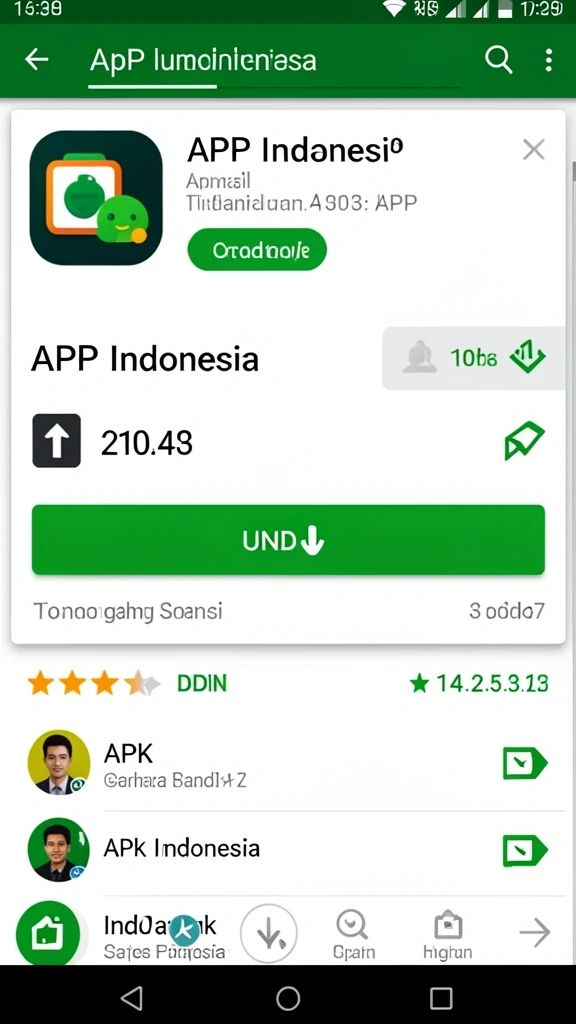 Tampilan antarmuka yang menarik dan modern.