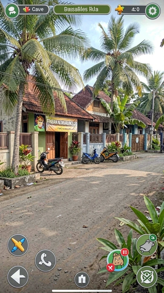 Menggambarkan mode permainan yang seru dan menarik.
