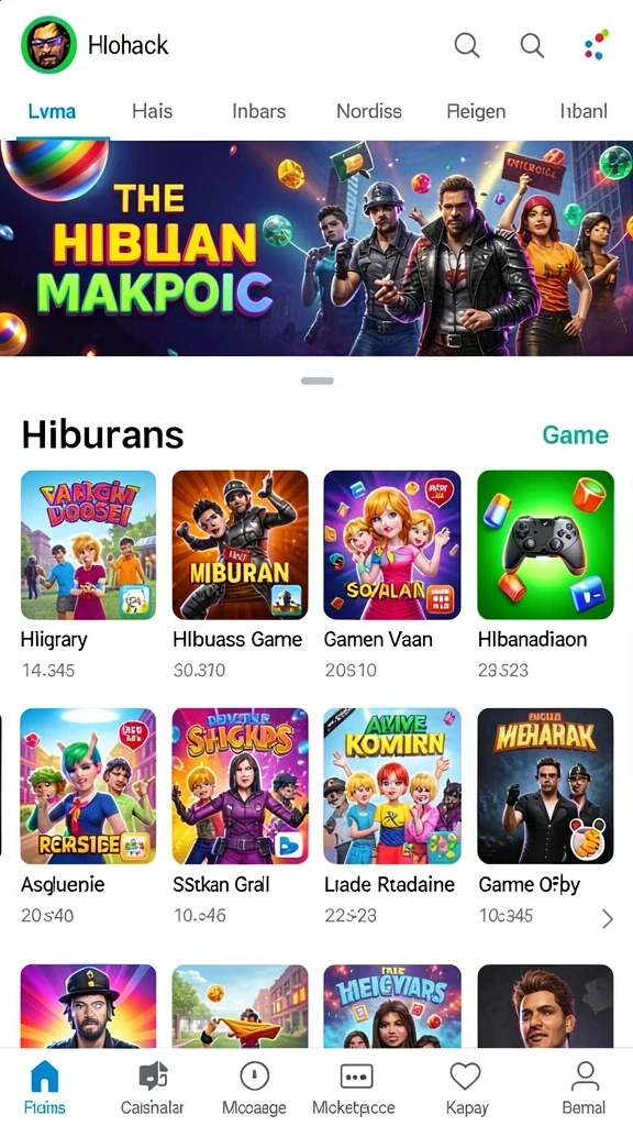 Deskripsi grafis yang memukau di dalam game.