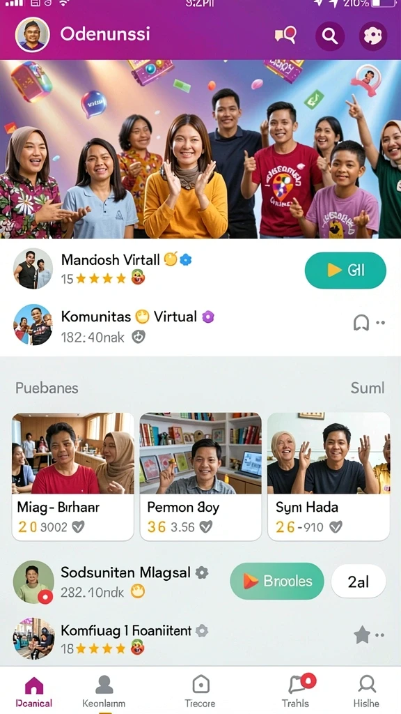 Karakter-karakter unik dalam RAJAMPO yang dapat dimainkan.