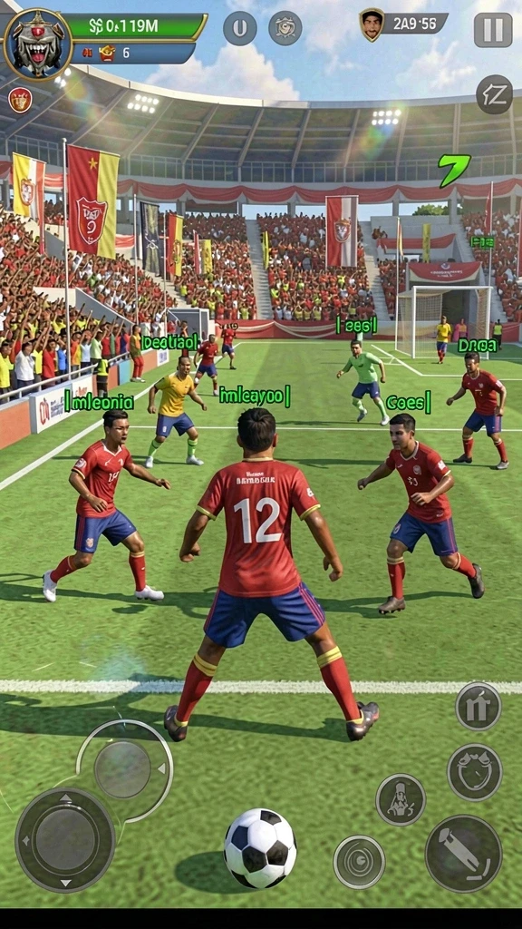 Pengguna sedang bersaing dalam mode multiplayer RAJAMPO.
