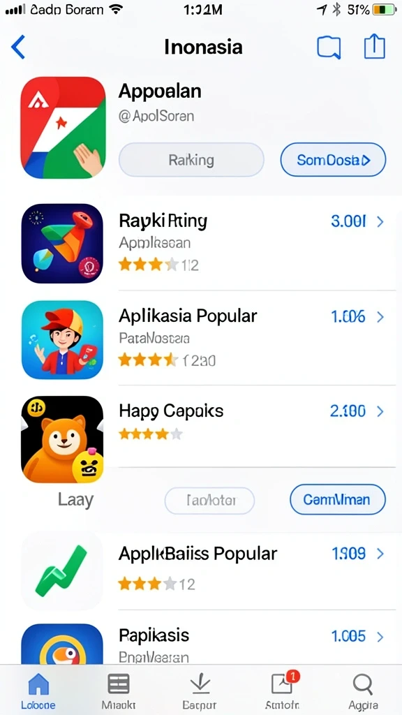 Berbagai tema permainan slot yang tersedia.