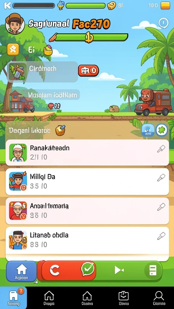Tangkapan layar menampilkan aksi mendebarkan dalam permainan.