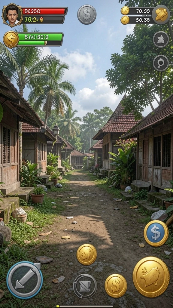 Aksi seru dalam mode multiplayer bersama teman.