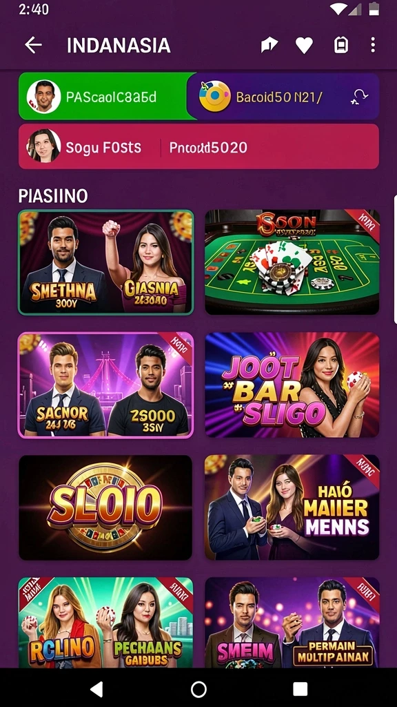 Berbagai tema slot menarik untuk dipilih.