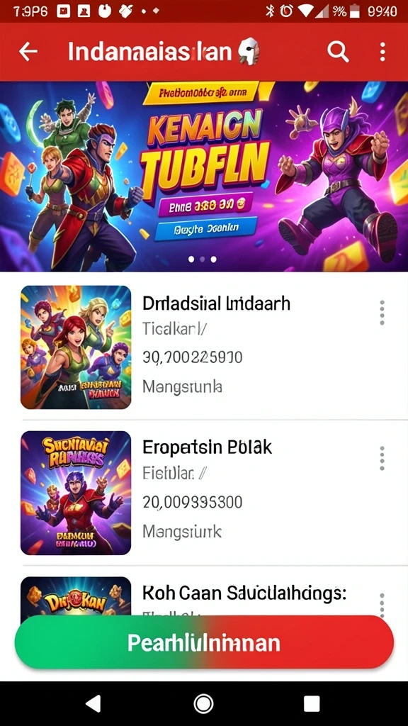 Tampilan antarmuka yang menarik dan ramah pengguna.