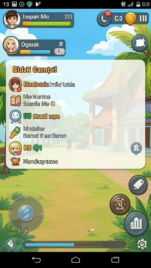 Karakter-karakter unik yang siap untuk dimainkan.