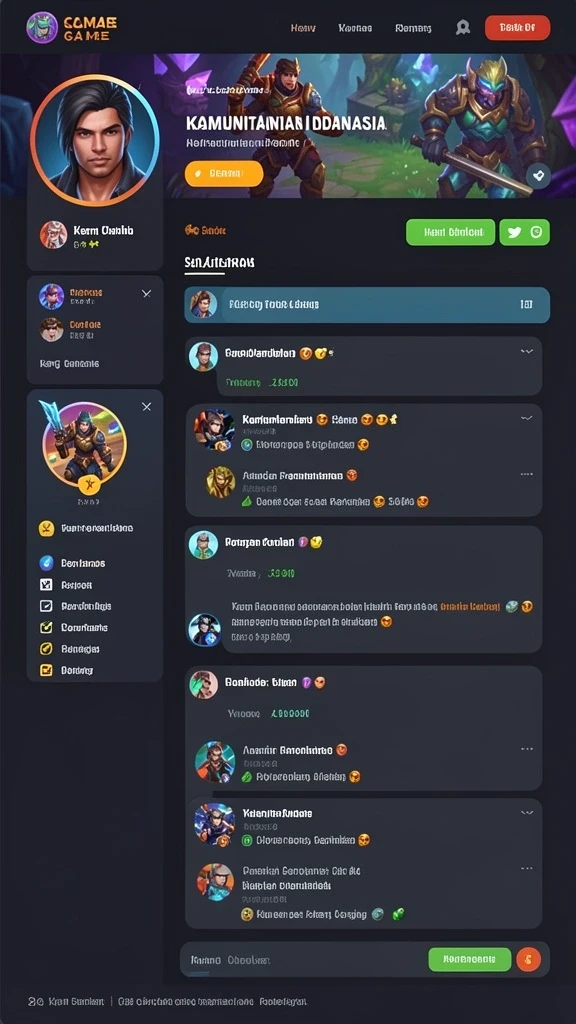 Screenshot menunjukkan karakter utama dalam aksi.