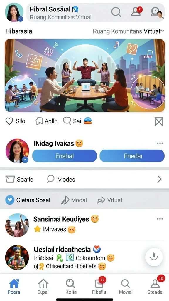 Menunjukkan karakter dengan desain yang unik.